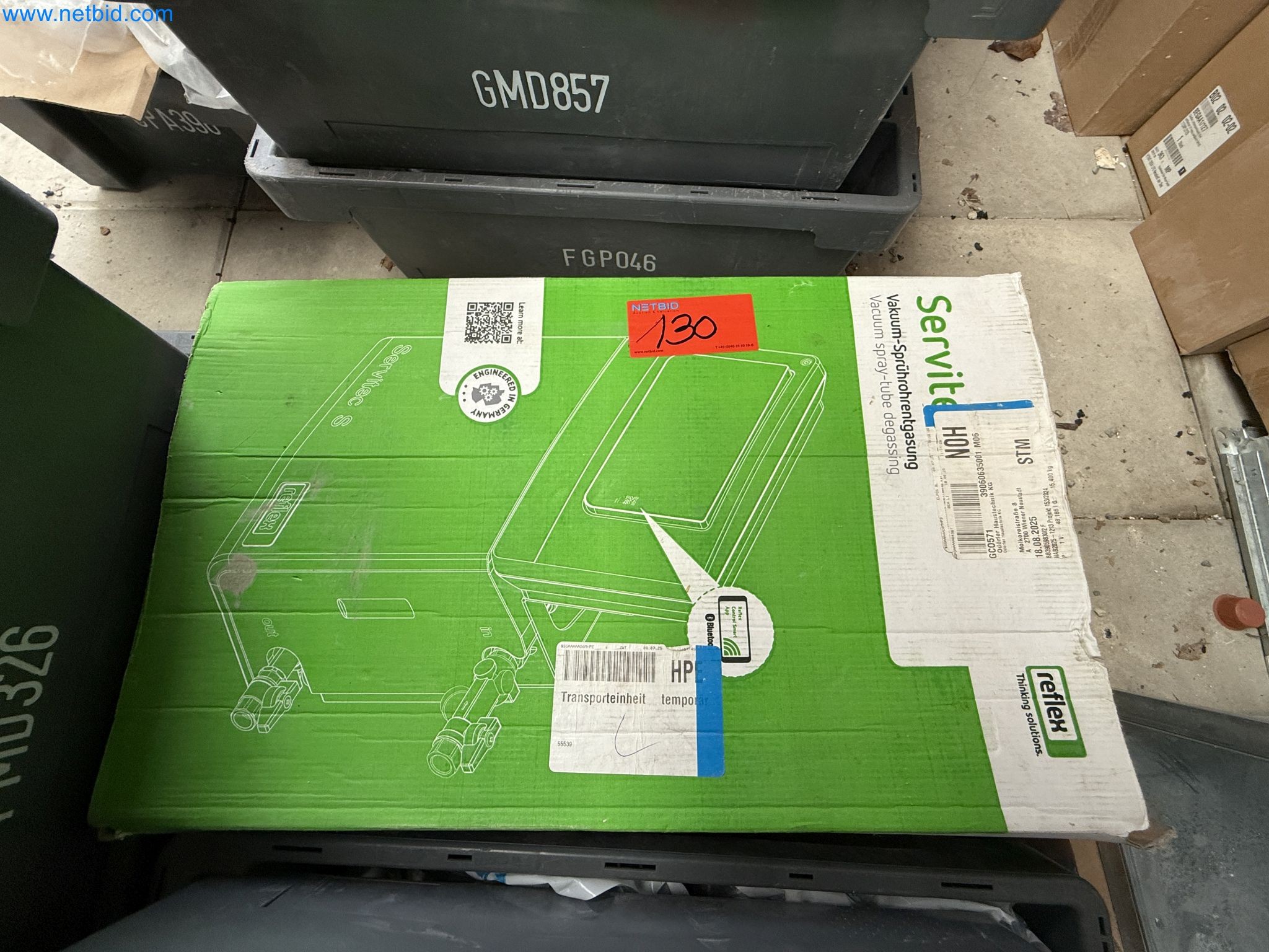 Vehicles and material stocks of a plant construction company-22