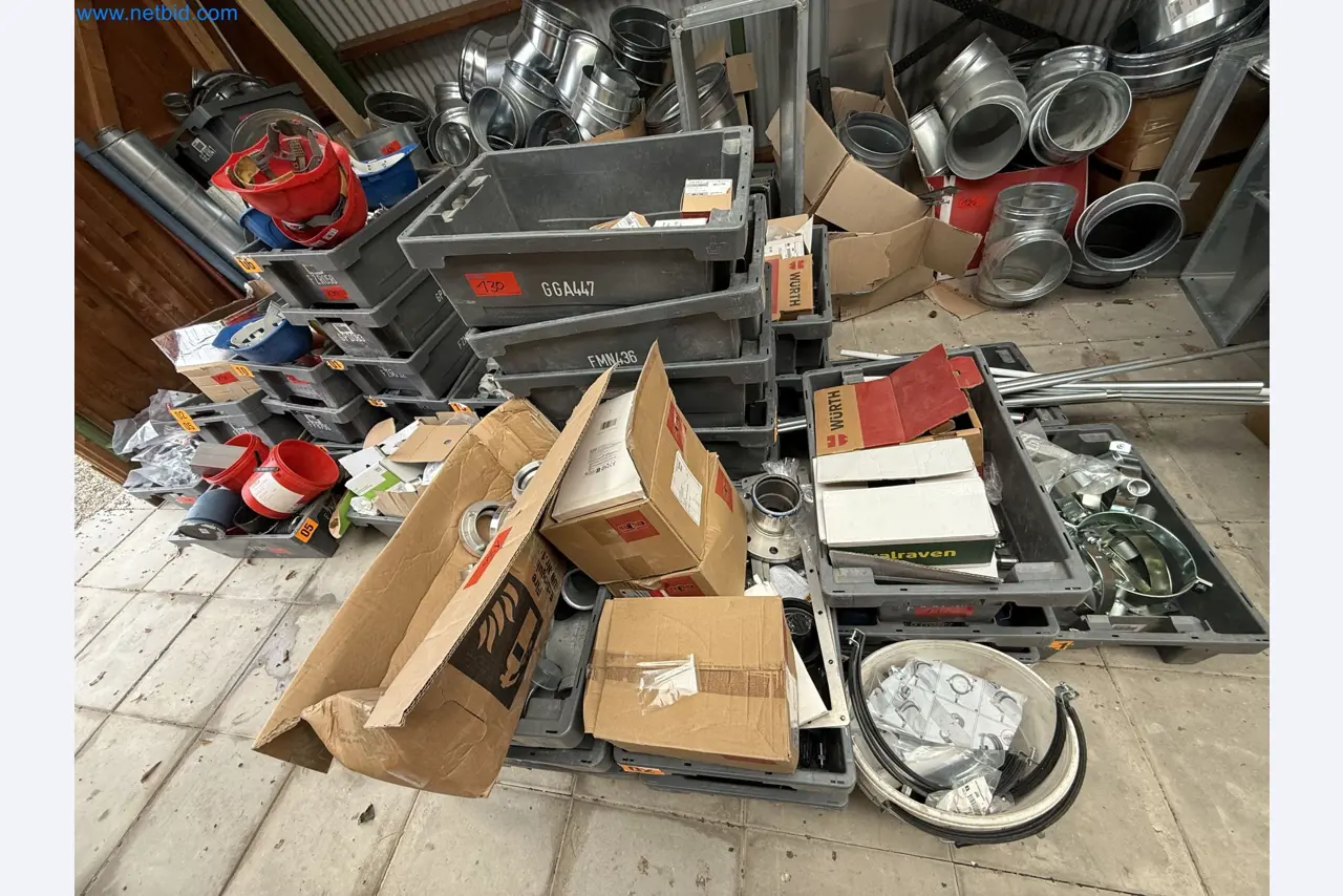 Vehicles and material stocks of a plant construction company-24