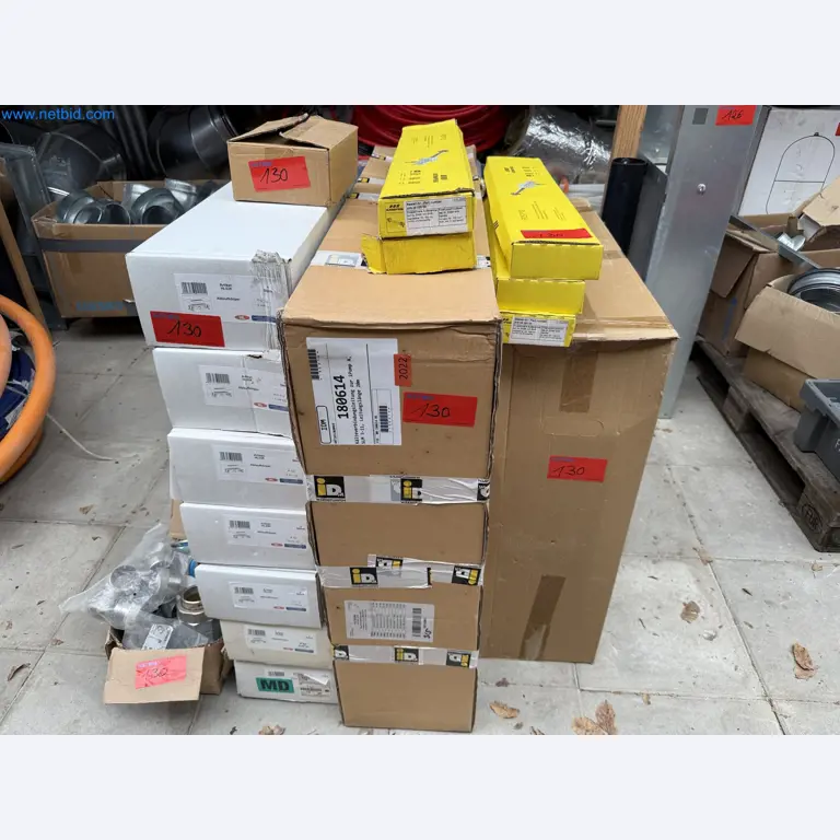 Vehicles and material stocks of a plant construction company-28