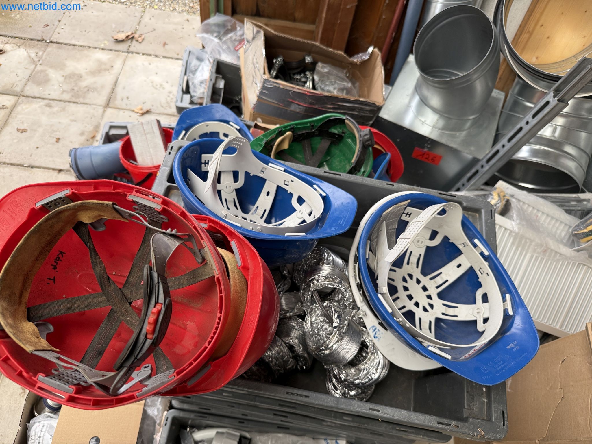 Vehicles and material stocks of a plant construction company-2