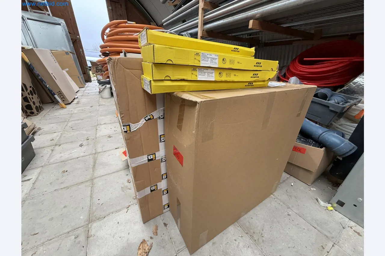 Vehicles and material stocks of a plant construction company-37