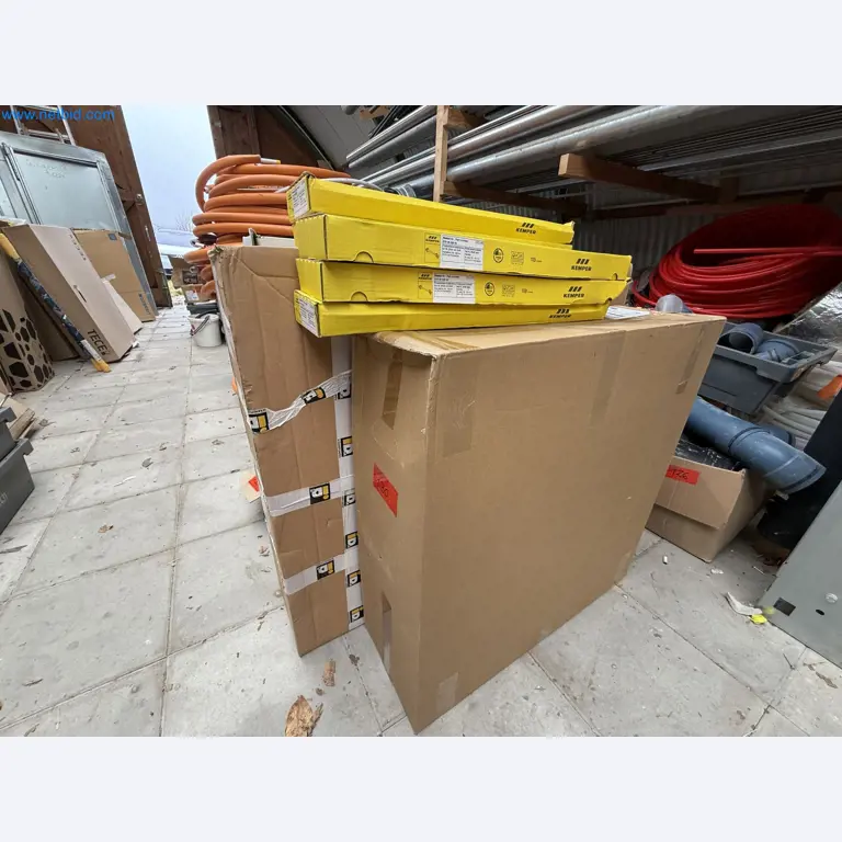 Vehicles and material stocks of a plant construction company-37