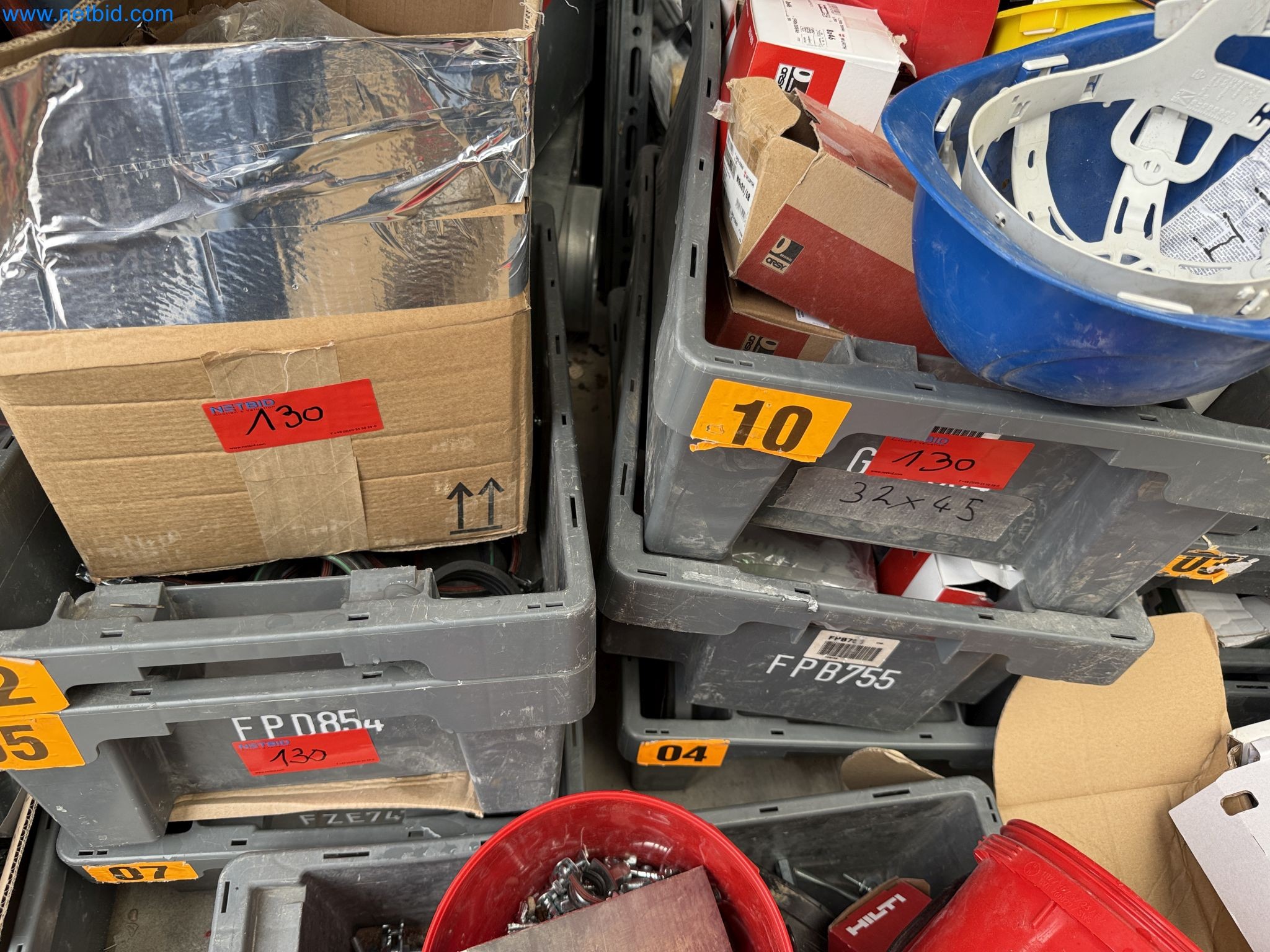 Vehicles and material stocks of a plant construction company-46