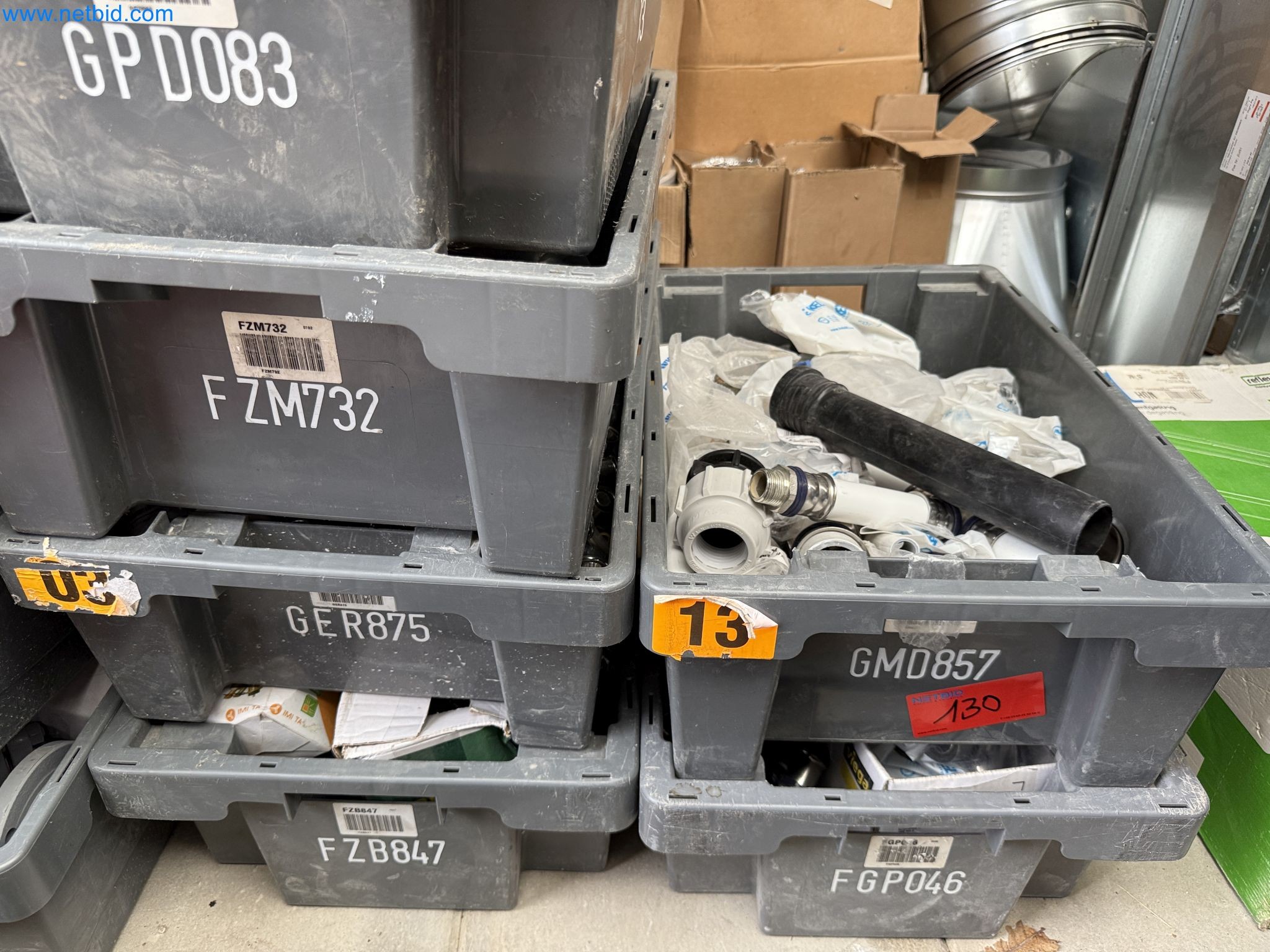 Vehicles and material stocks of a plant construction company-4