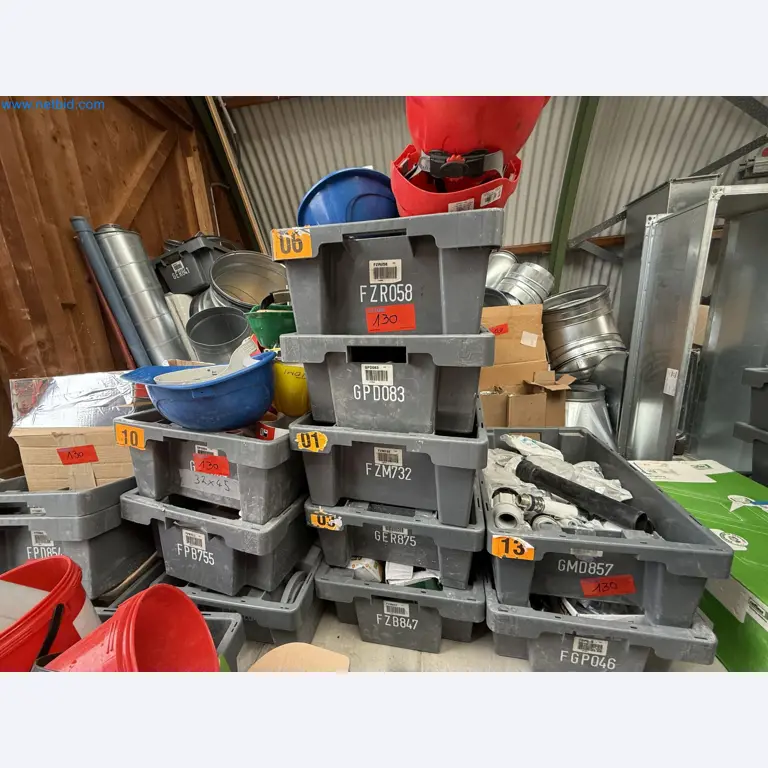 Vehicles and material stocks of a plant construction company-5