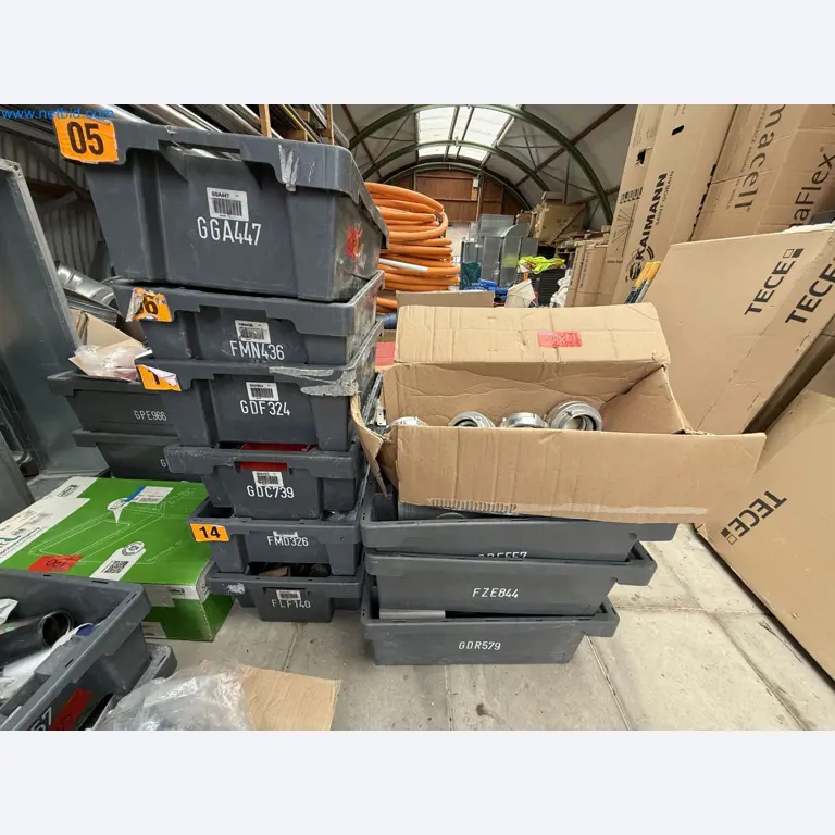 Vehicles and material stocks of a plant construction company-7