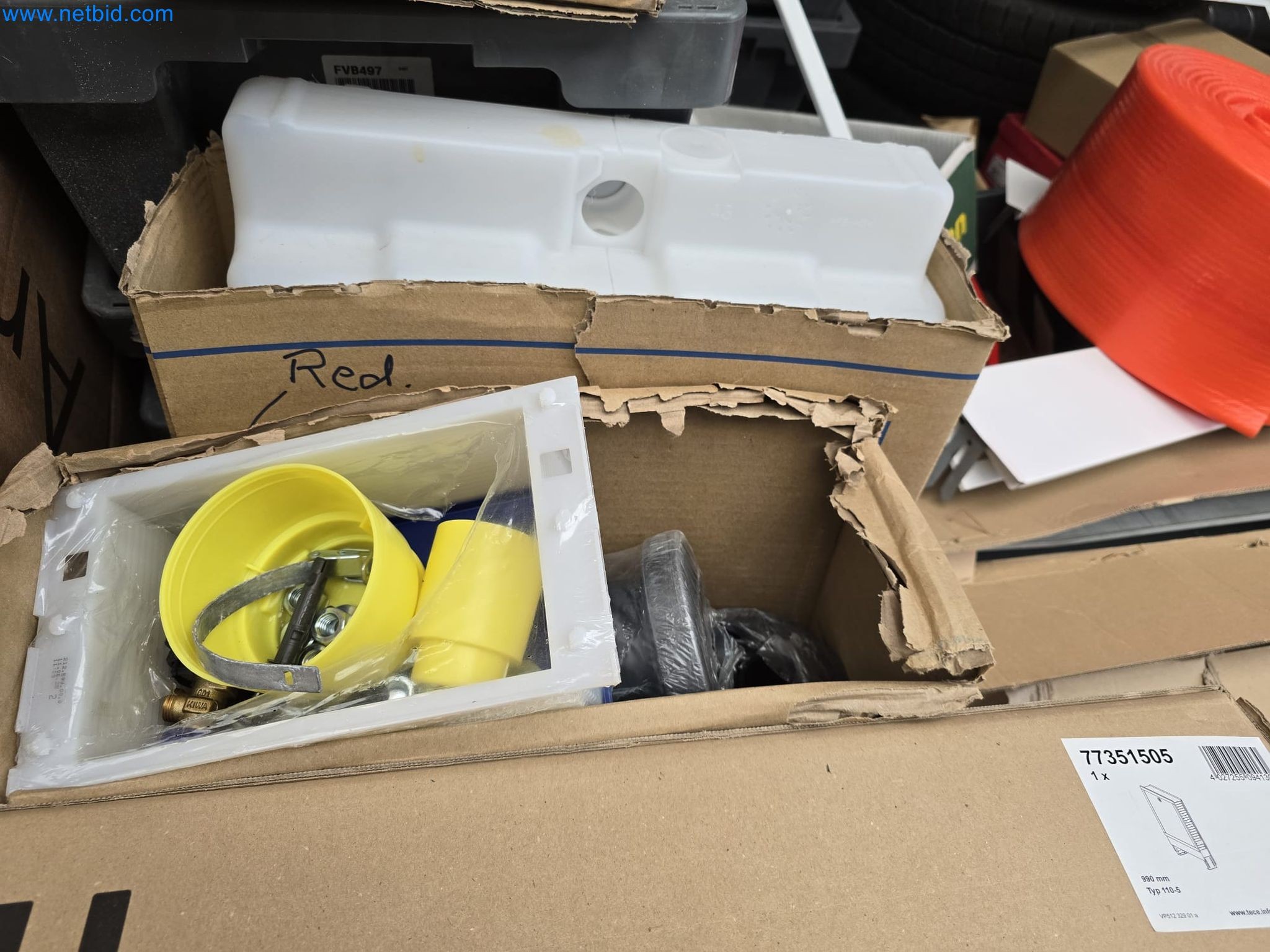 Vehicles and material stocks of a plant construction company-11