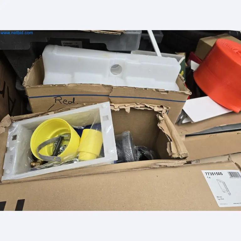 Vehicles and material stocks of a plant construction company-11