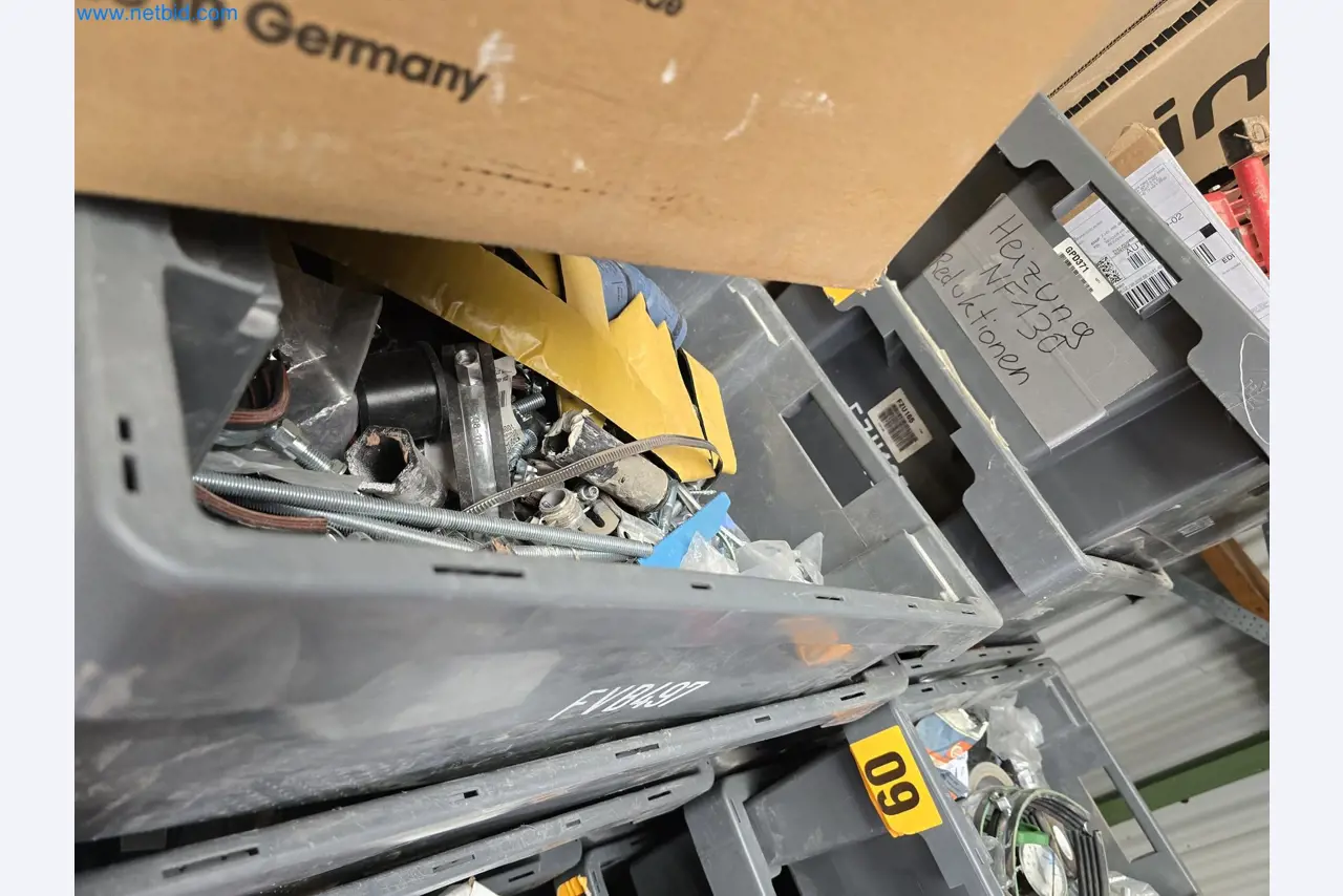 Vehicles and material stocks of a plant construction company-12