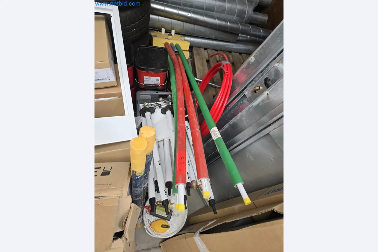 Vehicles and material stocks of a plant construction company-14