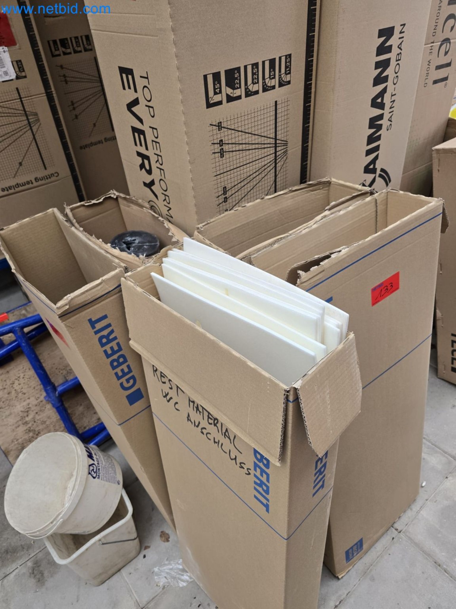 Vehicles and material stocks of a plant construction company-18