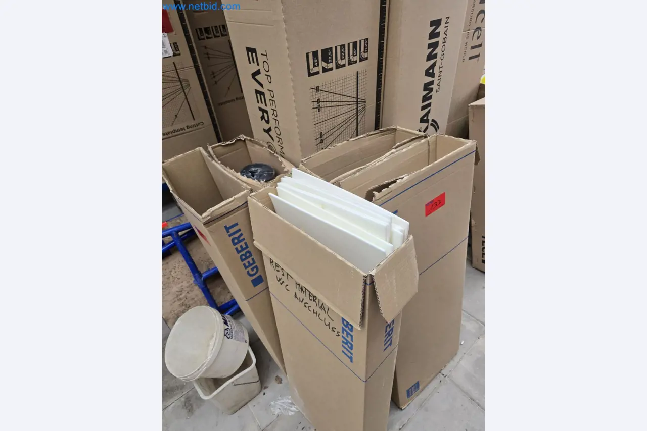 Vehicles and material stocks of a plant construction company-18