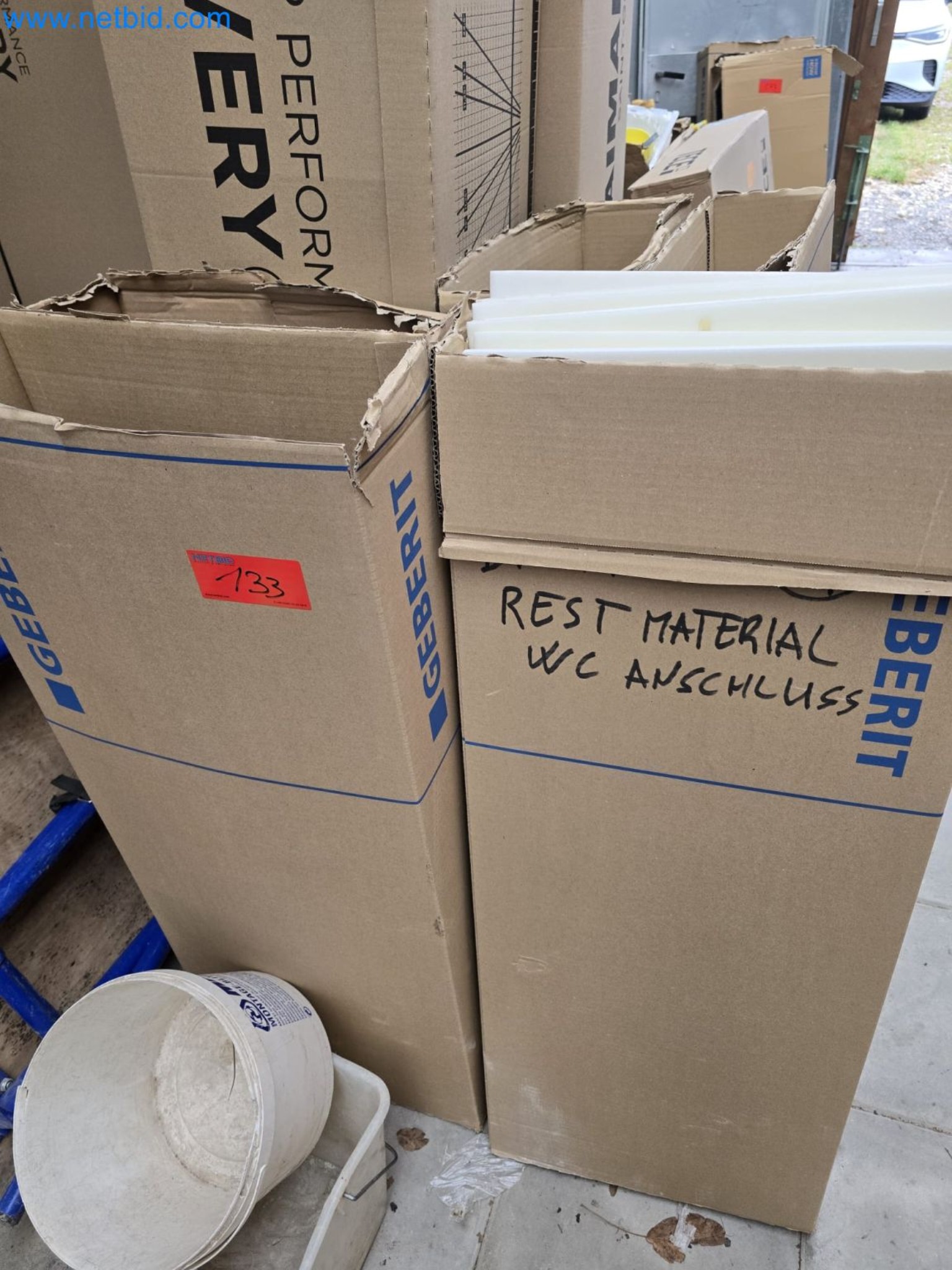 Vehicles and material stocks of a plant construction company-19