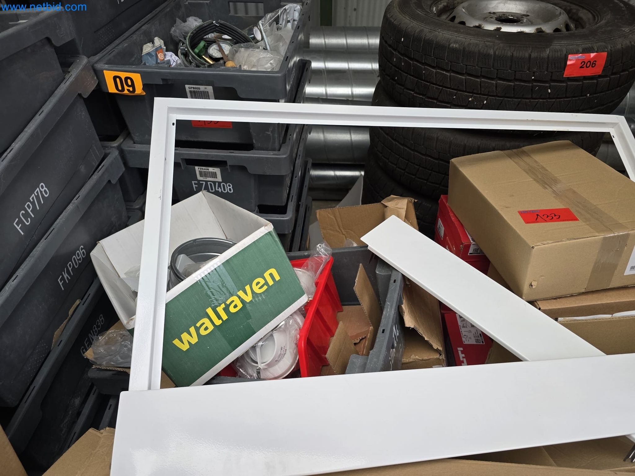 Vehicles and material stocks of a plant construction company-3