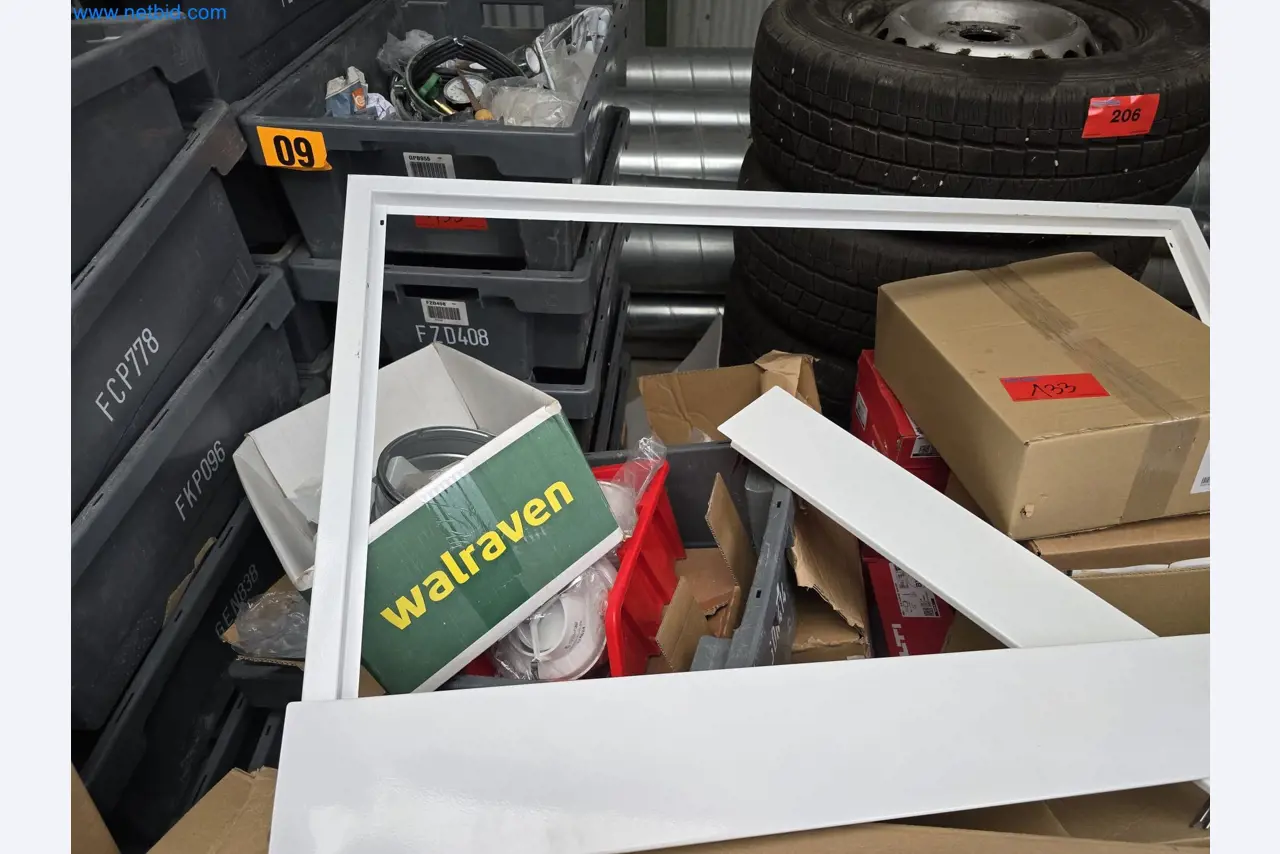 Vehicles and material stocks of a plant construction company-3