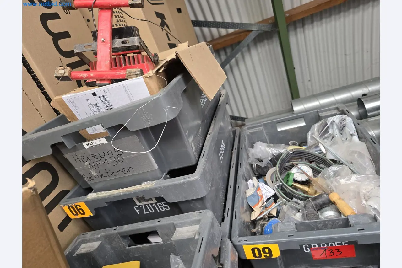 Vehicles and material stocks of a plant construction company-4