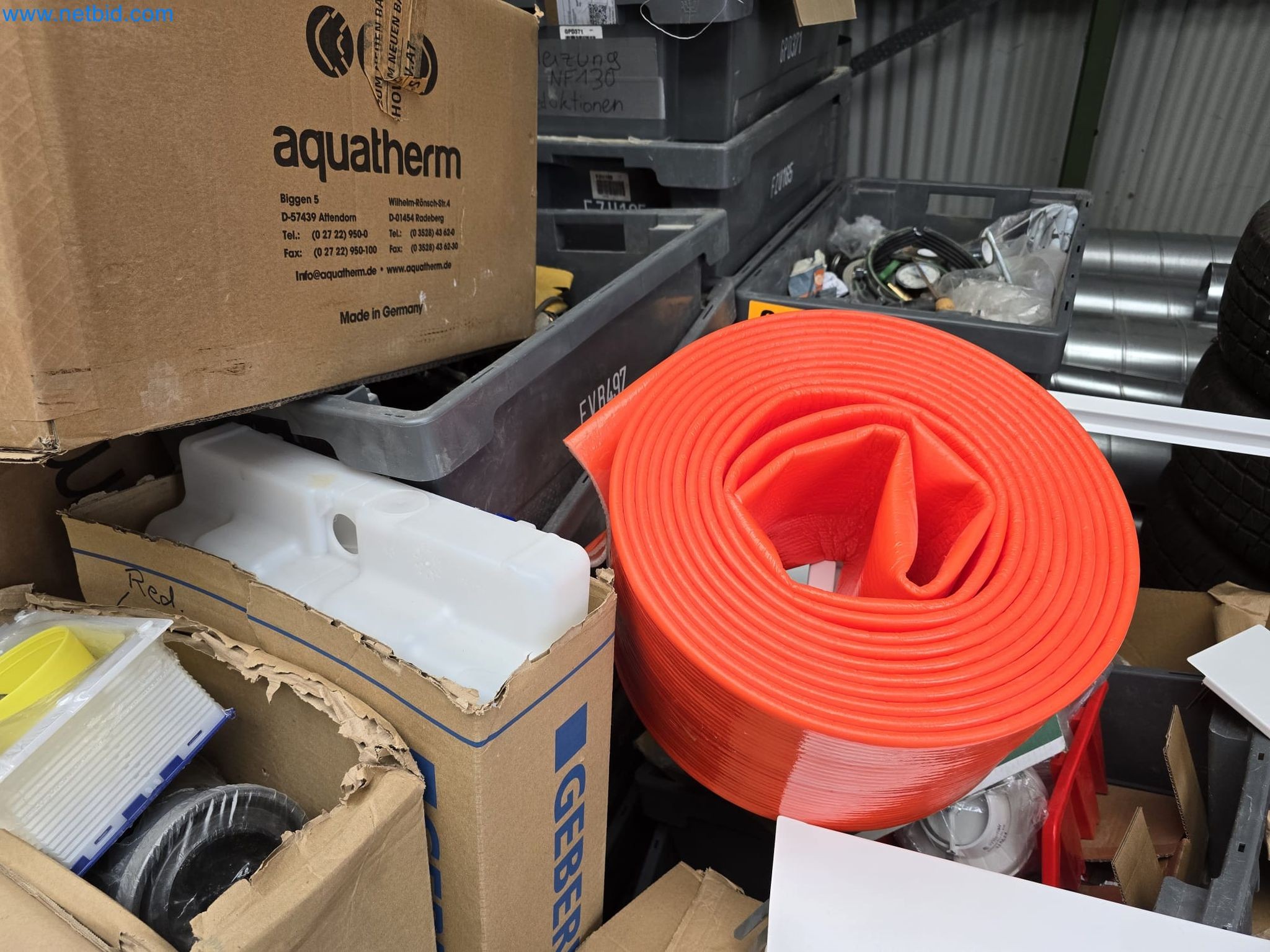 Vehicles and material stocks of a plant construction company-5