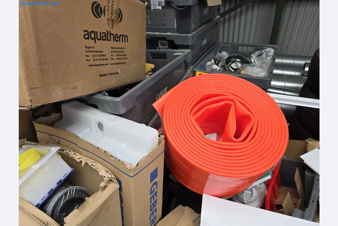 Vehicles and material stocks of a plant construction company-5