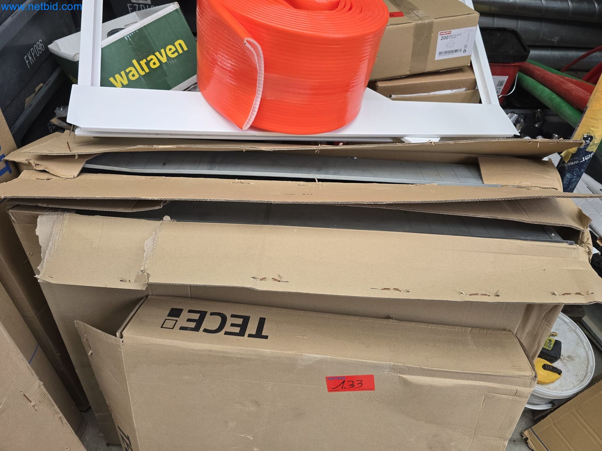 Vehicles and material stocks of a plant construction company-9