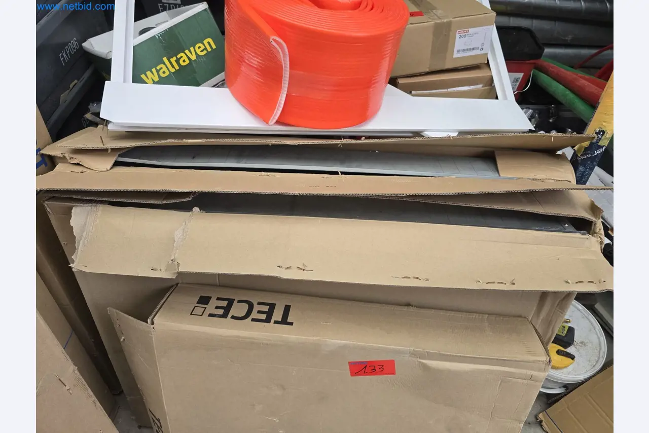 Vehicles and material stocks of a plant construction company-9