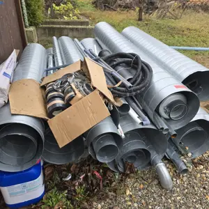 Lot of sheet metal rolls