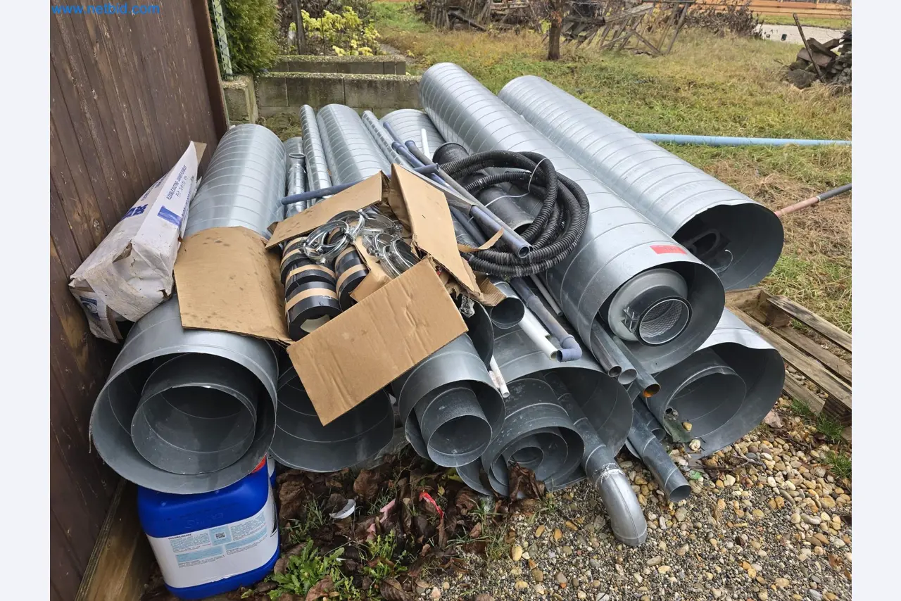 Vehicles and material stocks of a plant construction company-1