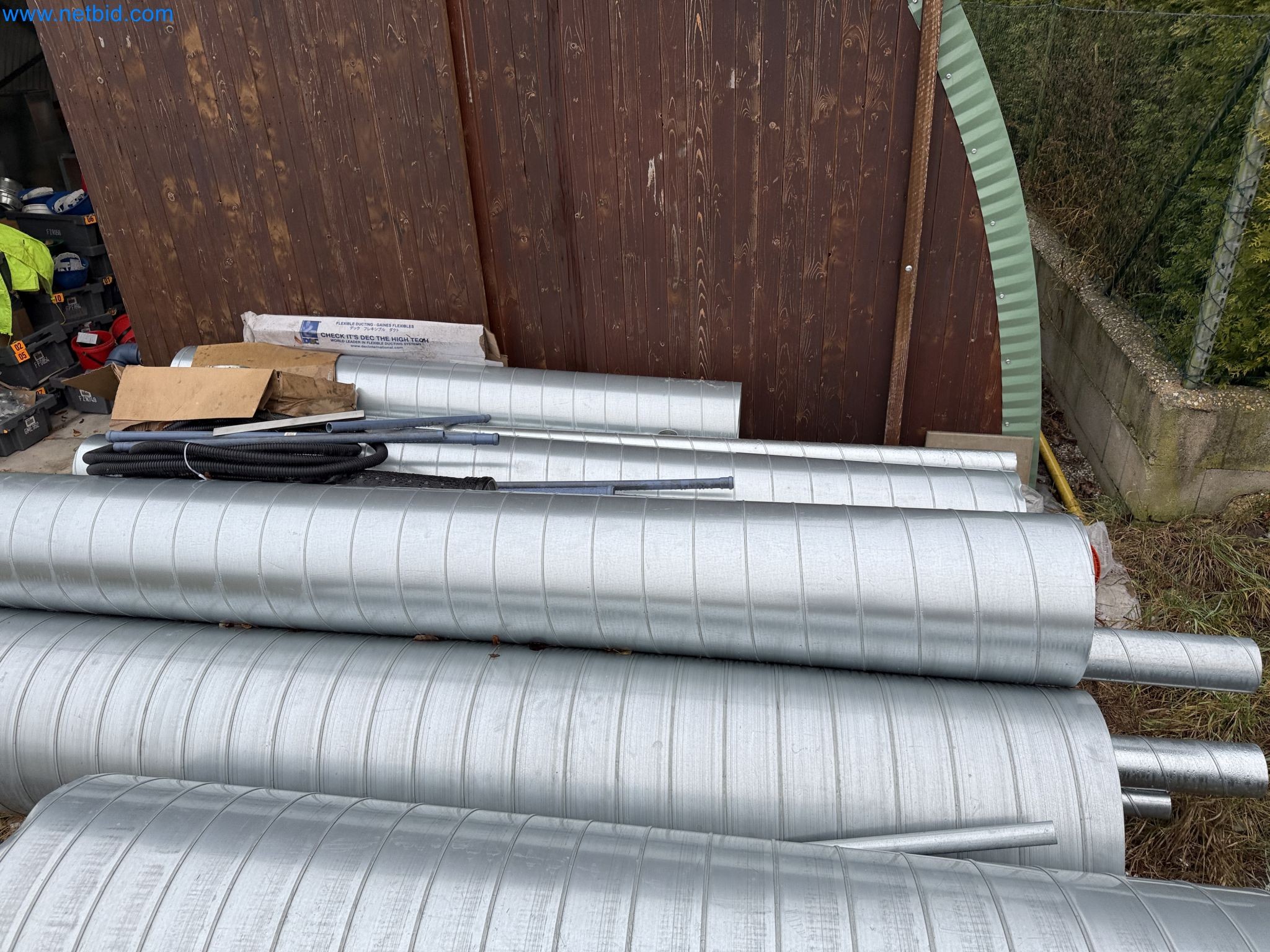 Vehicles and material stocks of a plant construction company-4