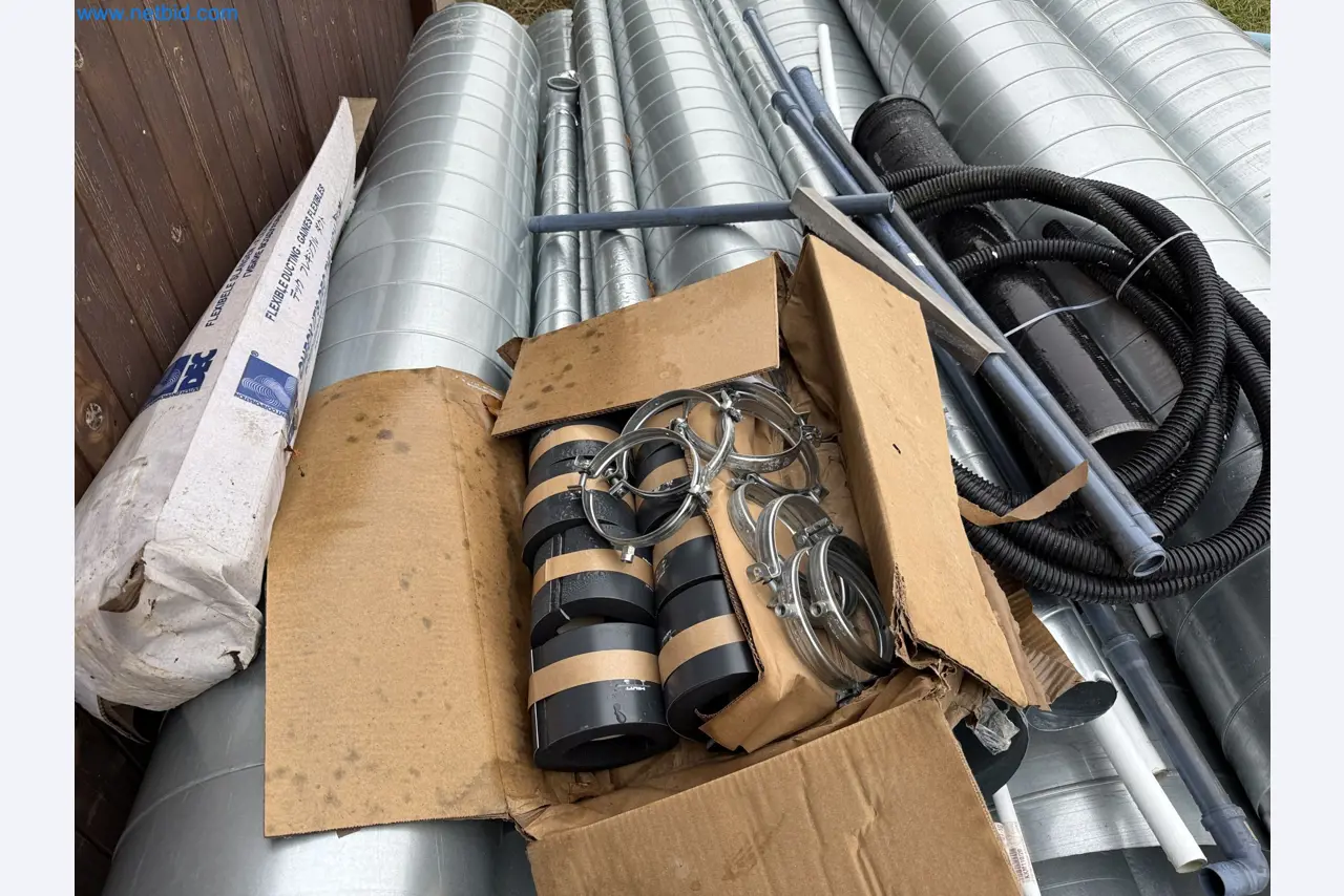 Vehicles and material stocks of a plant construction company-8