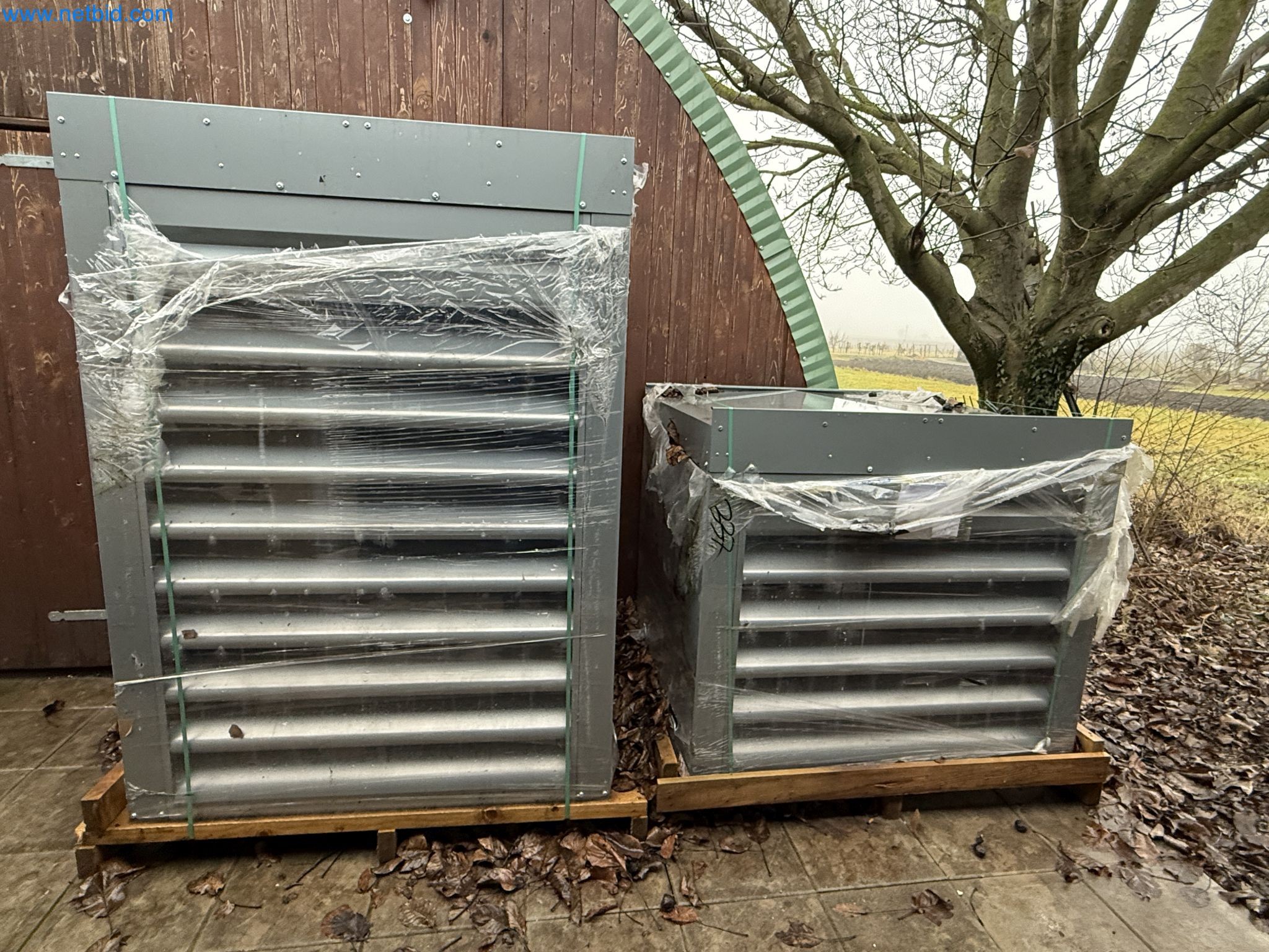 Vehicles and material stocks of a plant construction company-1