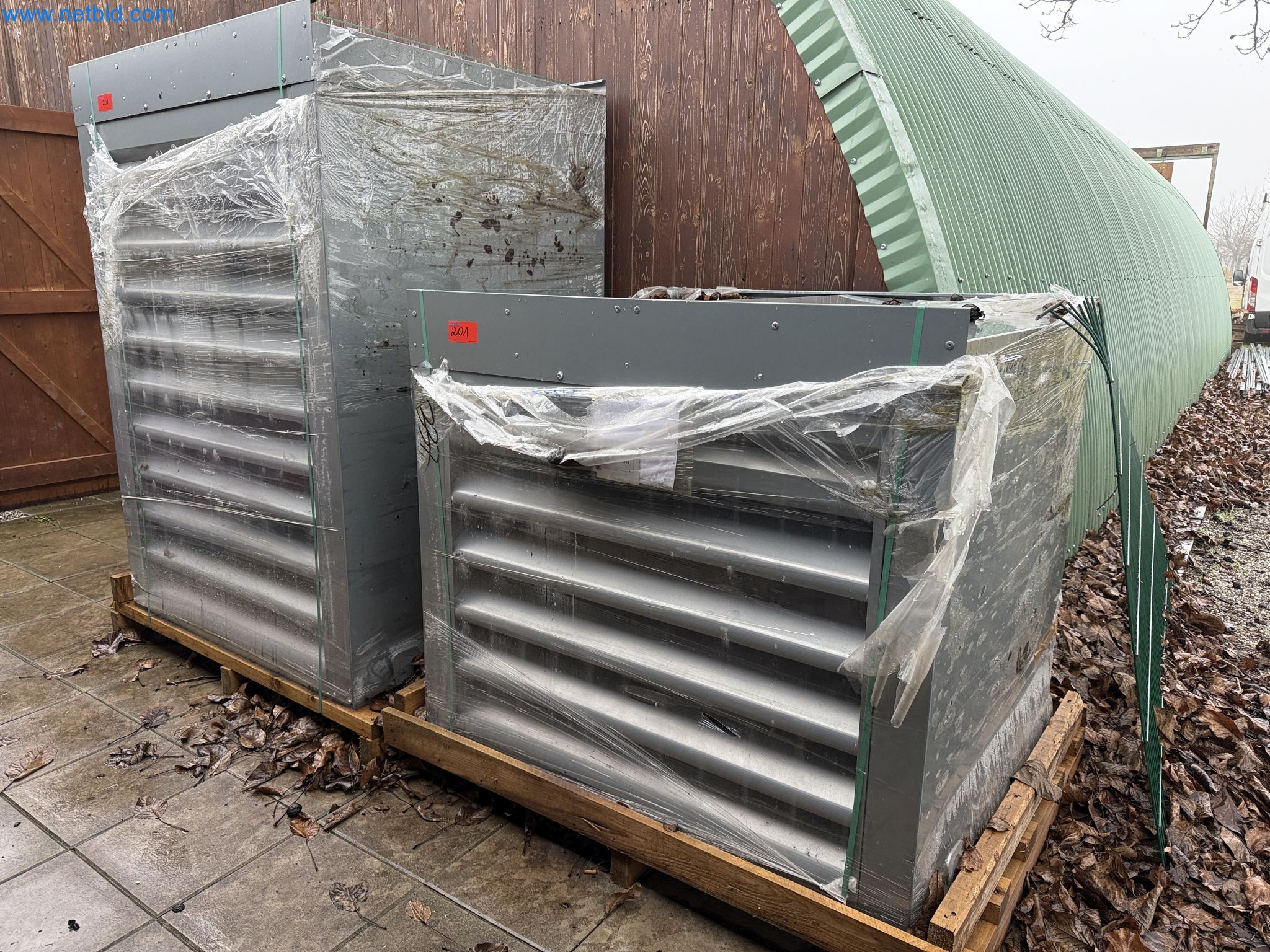 Vehicles and material stocks of a plant construction company-6