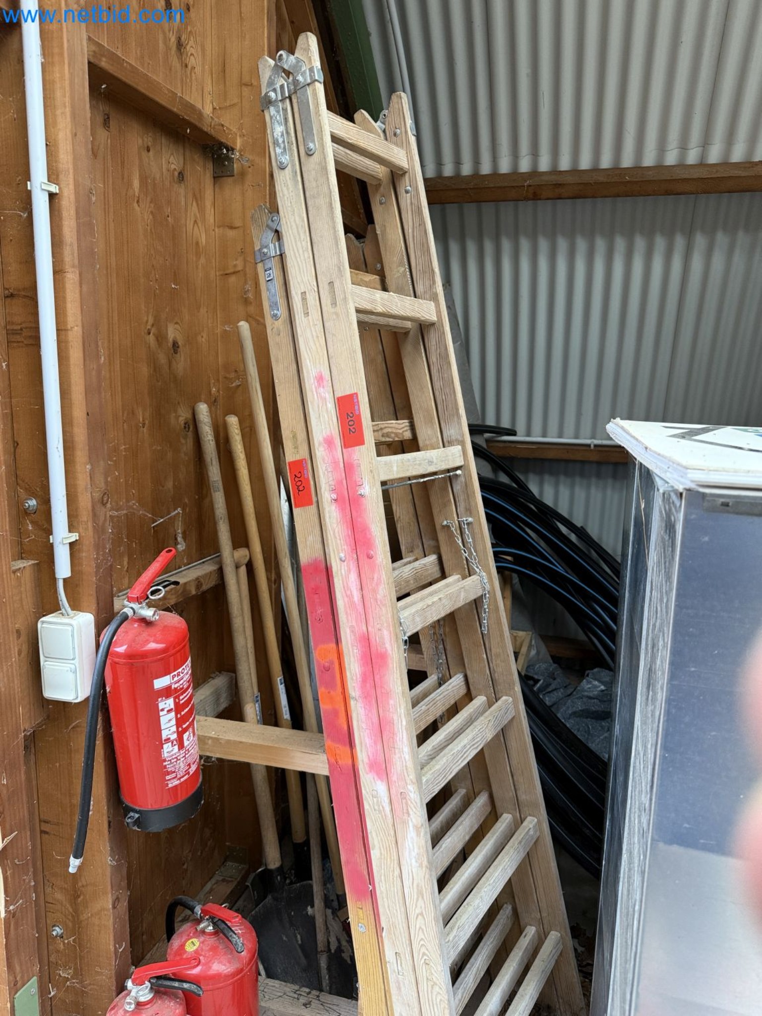 Vehicles and material stocks of a plant construction company-4