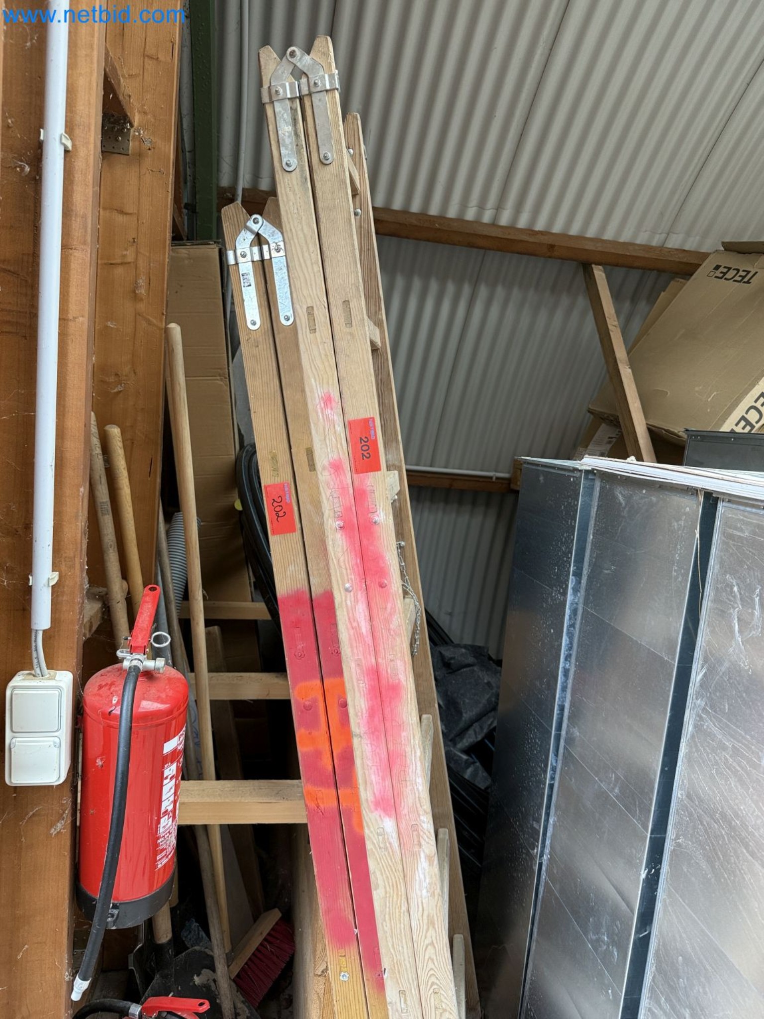 Vehicles and material stocks of a plant construction company-5