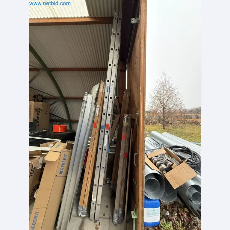 Vehicles and material stocks of a plant construction company-1