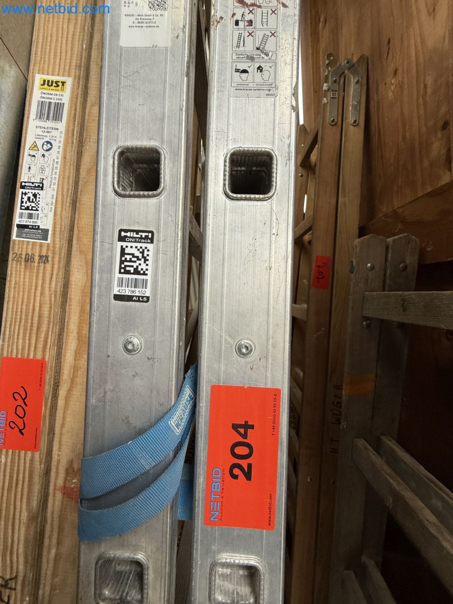 Vehicles and material stocks of a plant construction company-2