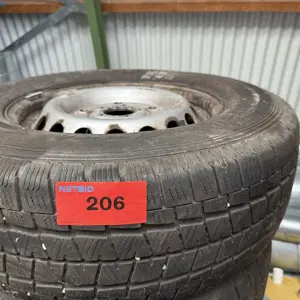 4 Complete wheels on steel rims FALKEN