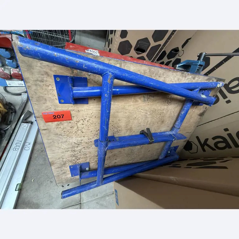 Vehicles and material stocks of a plant construction company-1