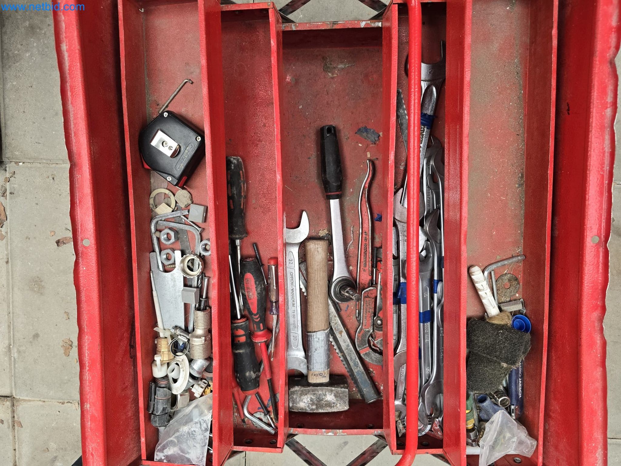 Vehicles and material stocks of a plant construction company-7