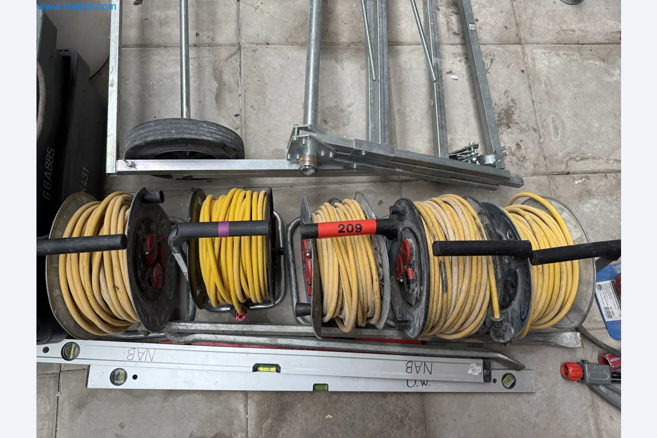 Vehicles and material stocks of a plant construction company-1