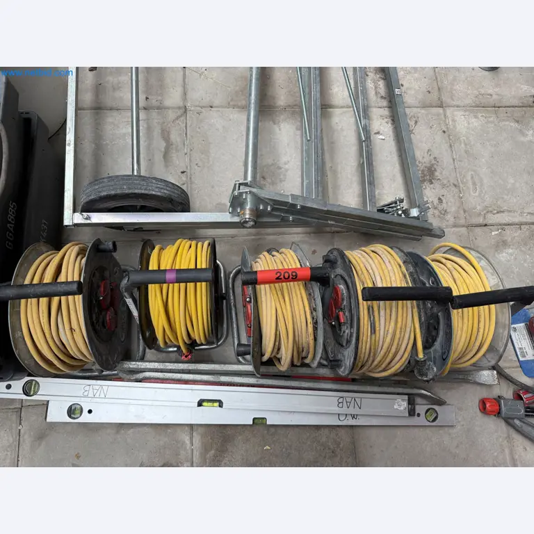 Vehicles and material stocks of a plant construction company-1