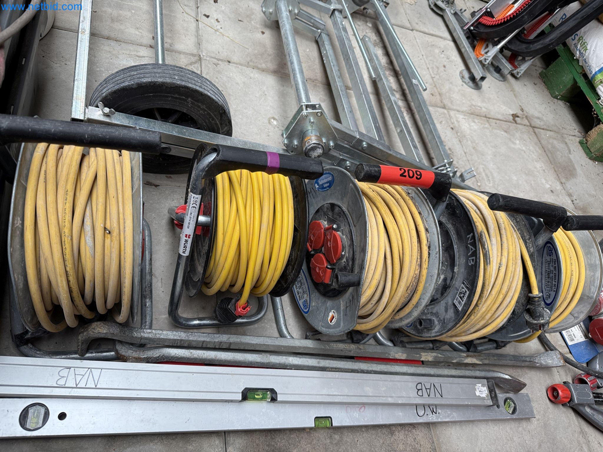 Vehicles and material stocks of a plant construction company-2