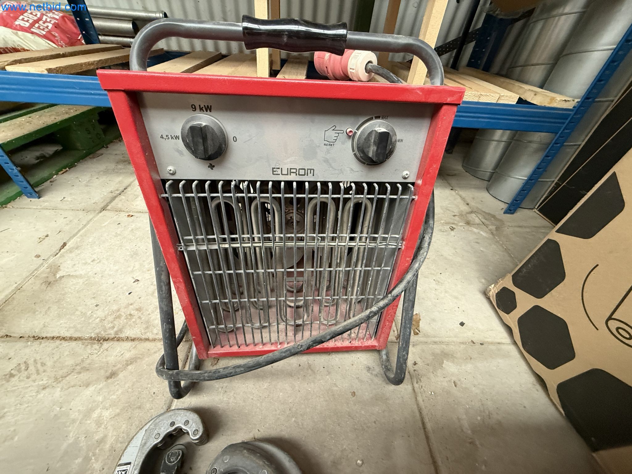 Vehicles and material stocks of a plant construction company-1