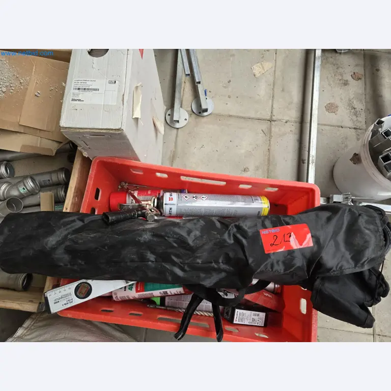 Vehicles and material stocks of a plant construction company-1