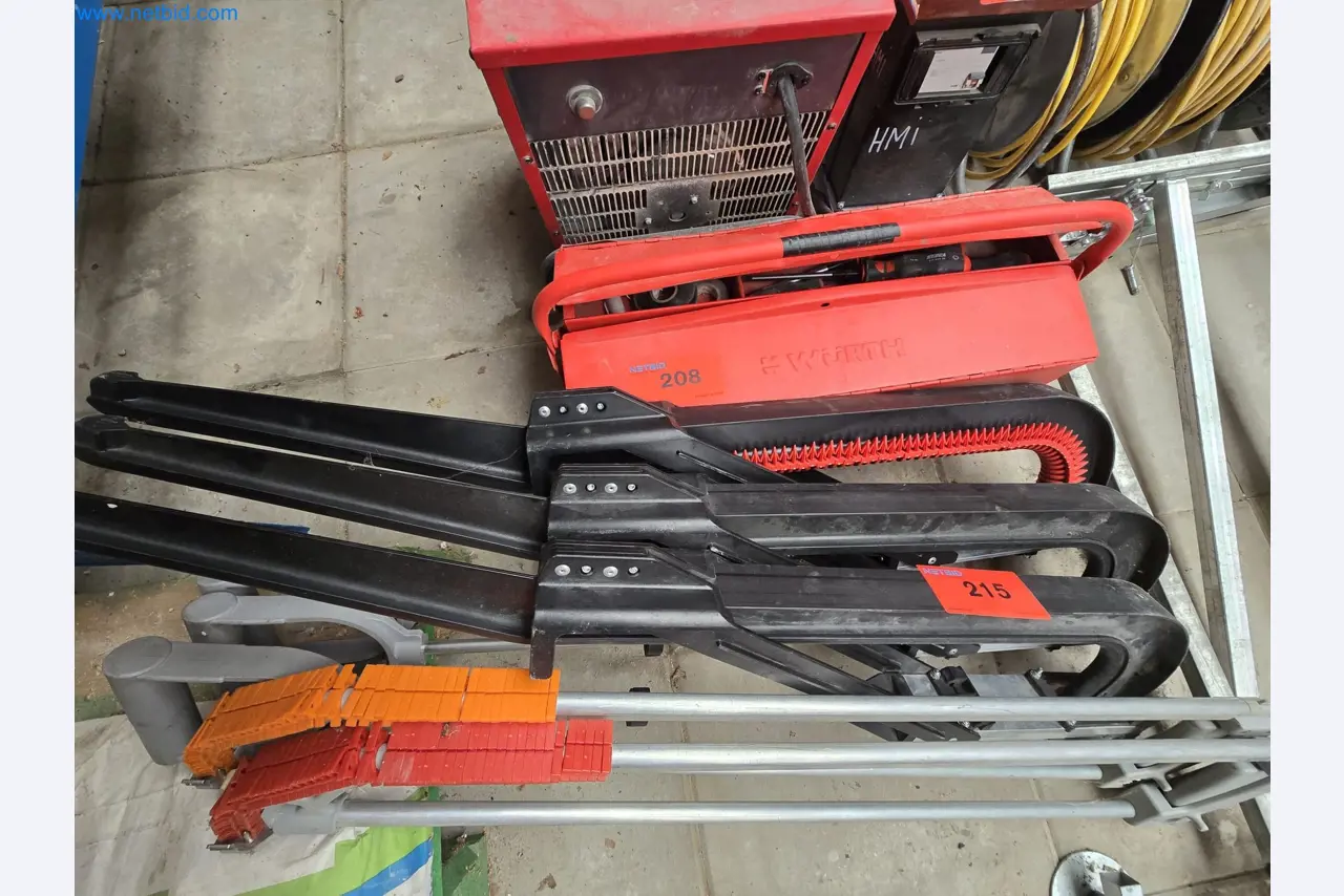 Vehicles and material stocks of a plant construction company-1