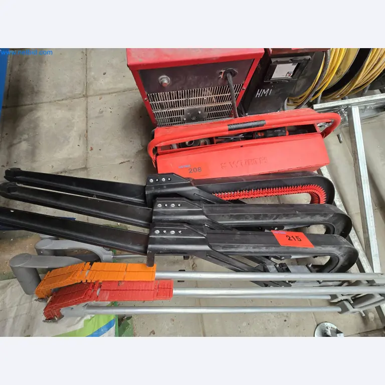 Vehicles and material stocks of a plant construction company-1