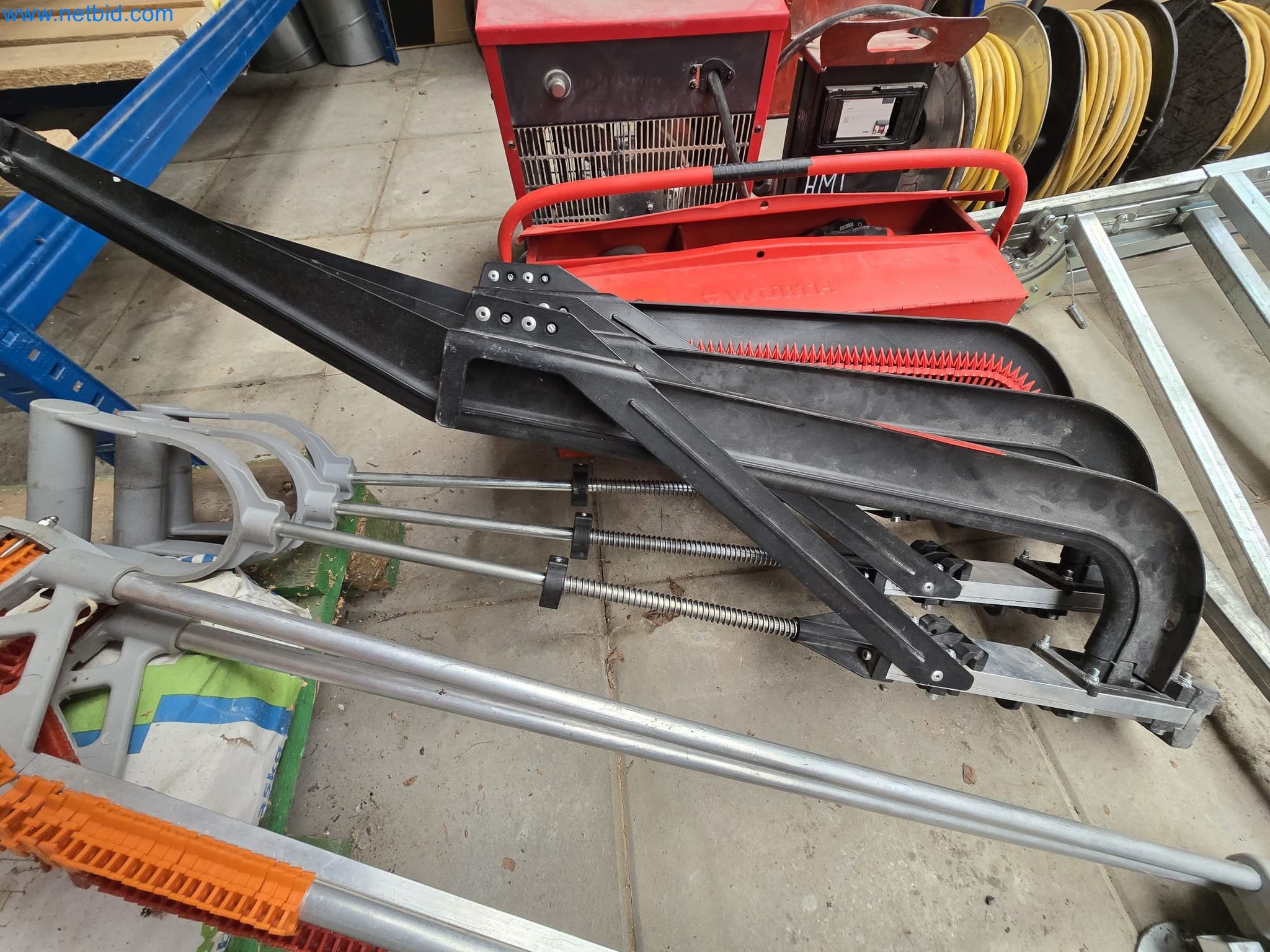 Vehicles and material stocks of a plant construction company-2