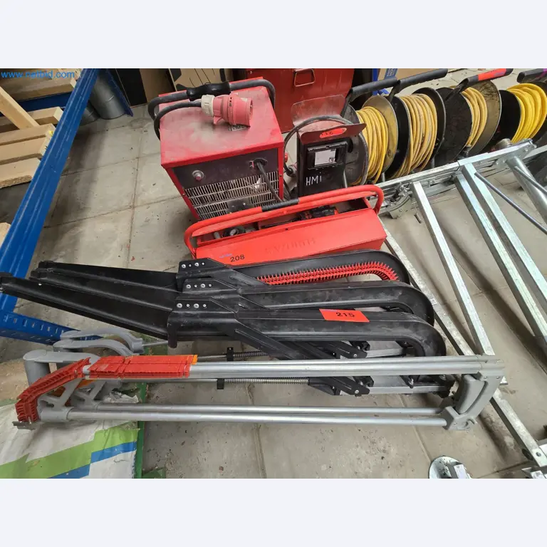 Vehicles and material stocks of a plant construction company-4