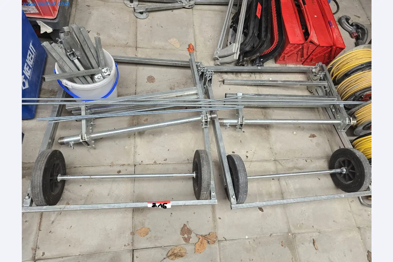 Vehicles and material stocks of a plant construction company-4