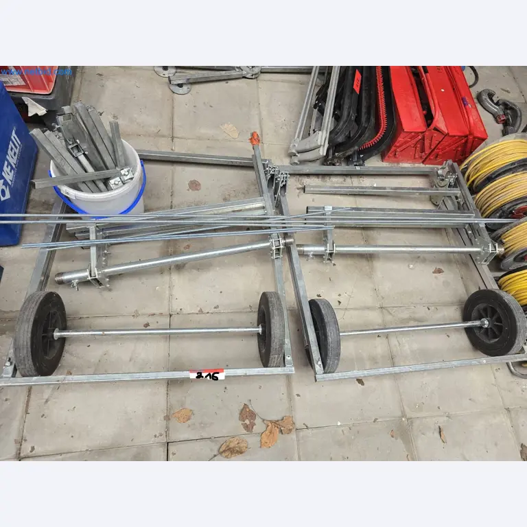 Vehicles and material stocks of a plant construction company-4