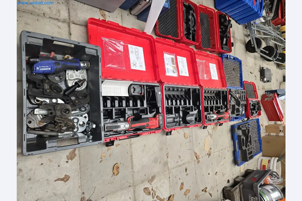 Vehicles and material stocks of a plant construction company-8