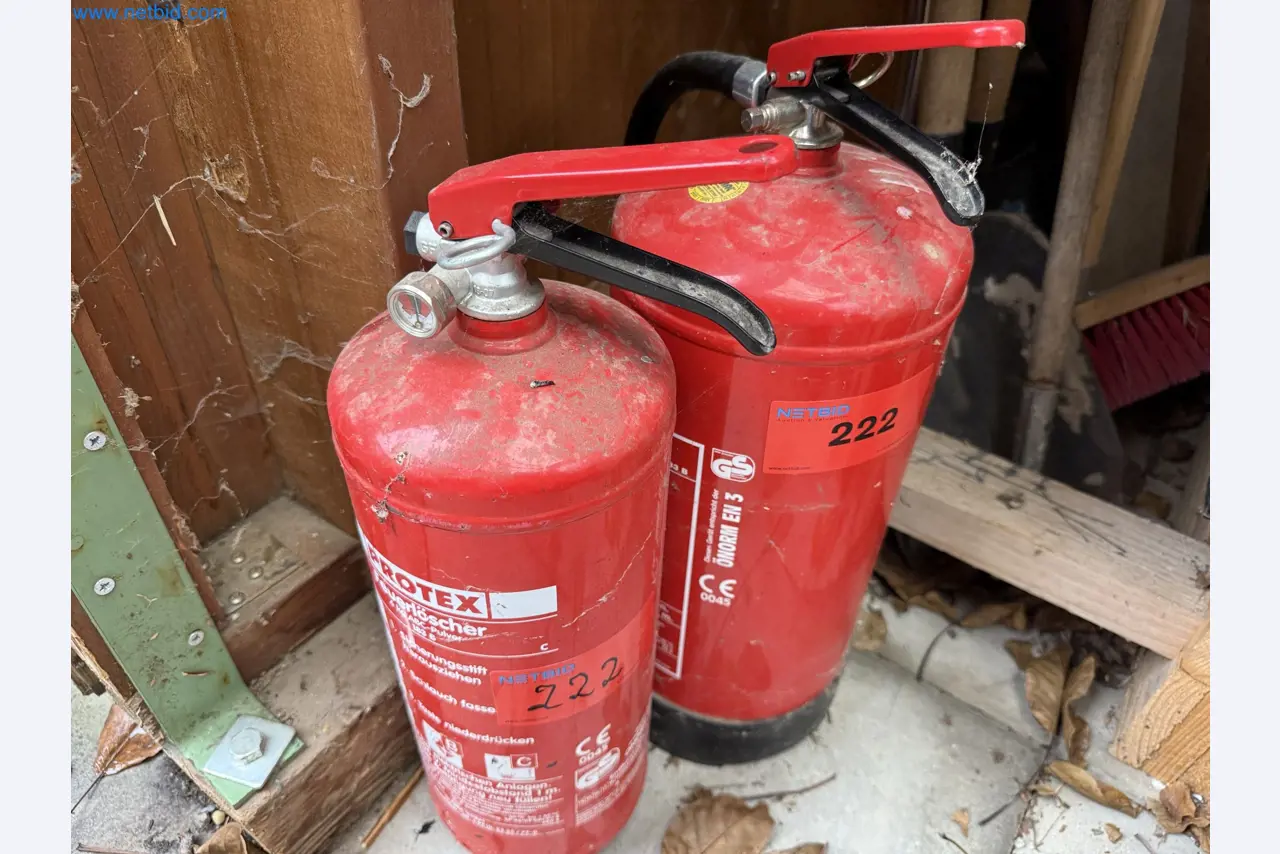 Vehicles and material stocks of a plant construction company-1